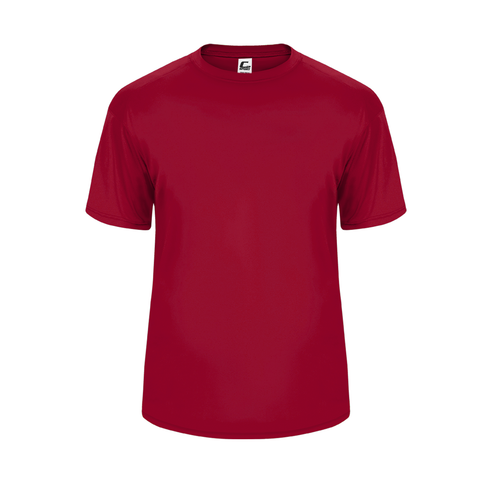 Badger Sport C2 Performance Yth Tee (520000-001903), Color 'Red'